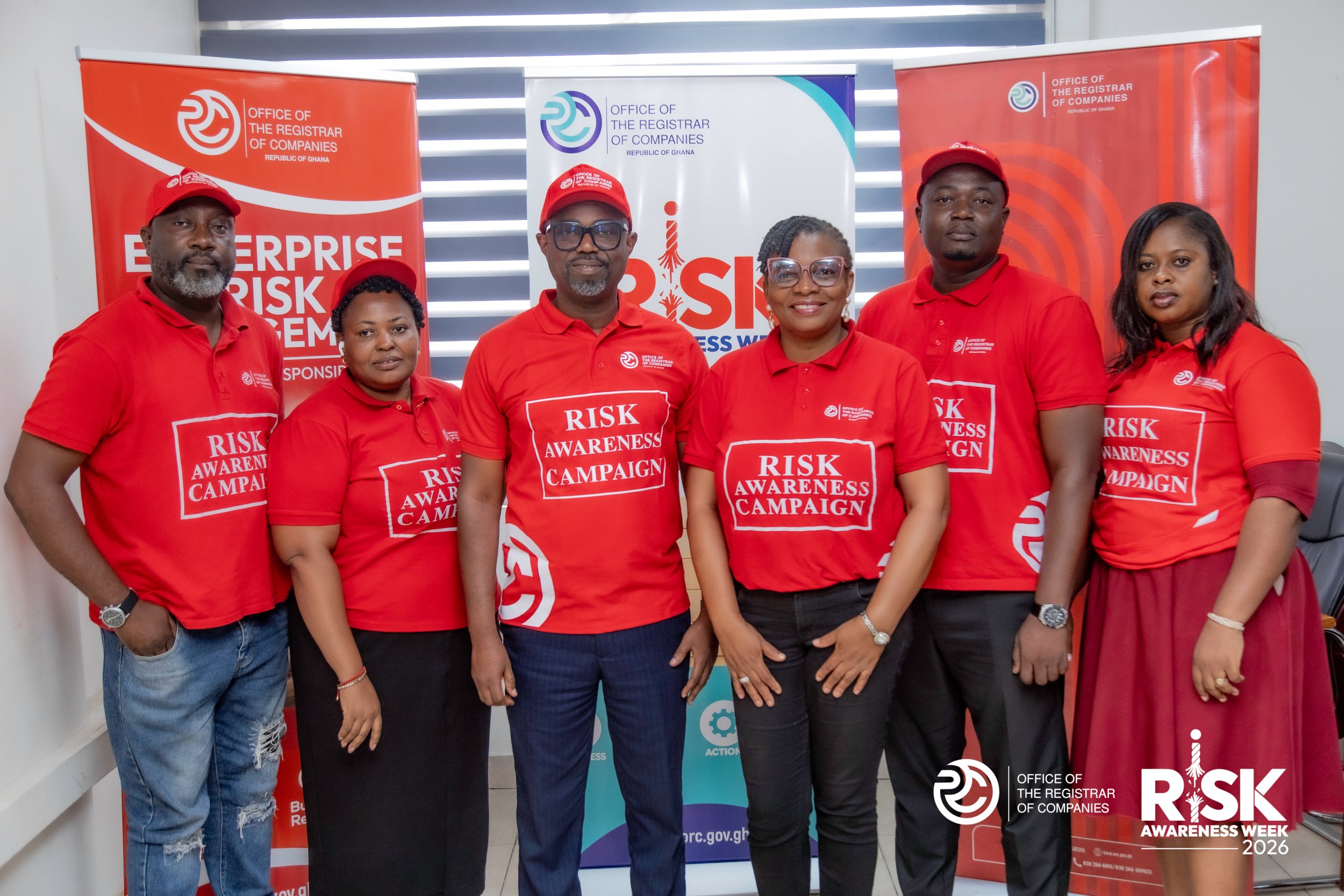 ORC management and staff at the Risk Awareness Week opening ceremony