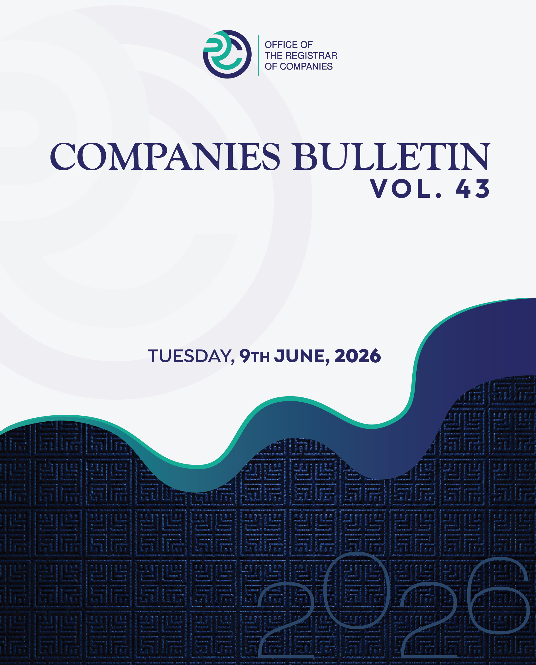 Notice Of Change Of Name Of A Company